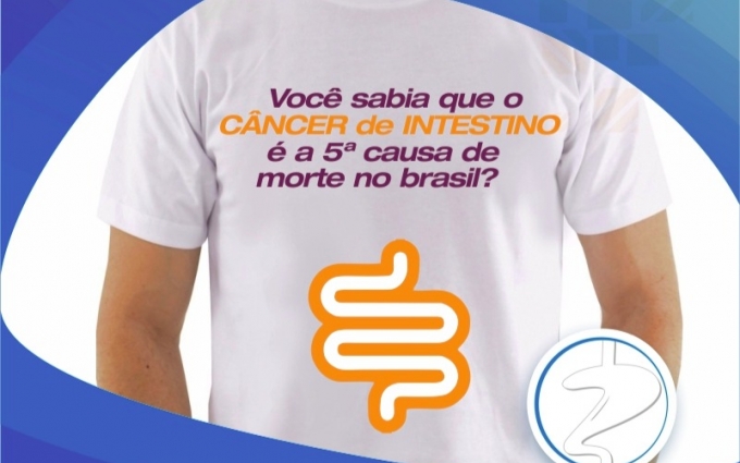 Você sabia que o câncer de intestino é a 5ª causa de morte no Brasil?